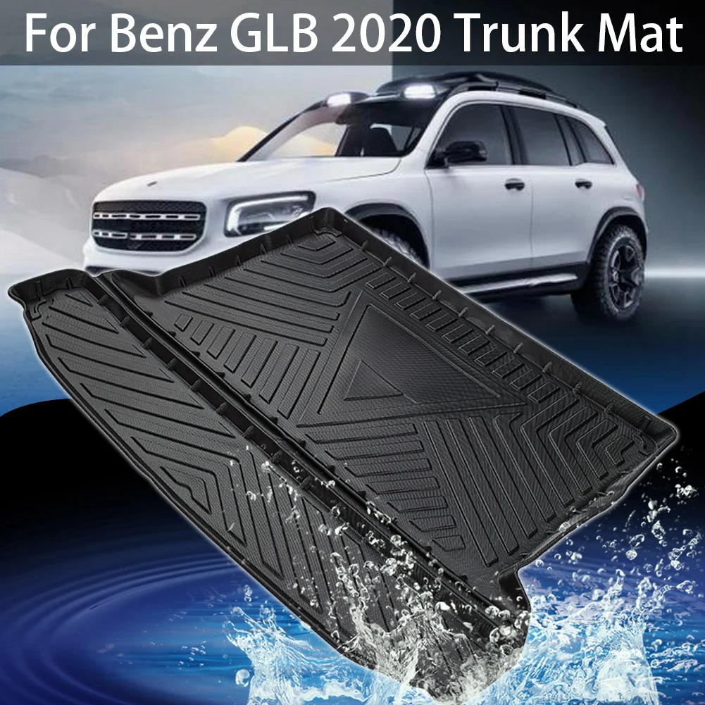 Car Rear Trunk Cover Boot Liner Cargo Floor Mat Trunk Mats Automobile Interior Accessories For Mercedes-Benz GLB 2020