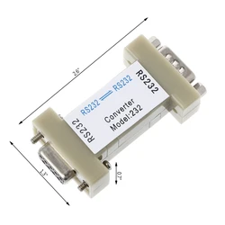 DTECH Industrial Grade RS232 to RS232 Converter Adapter Optical Isolation Protector for Serial Communication