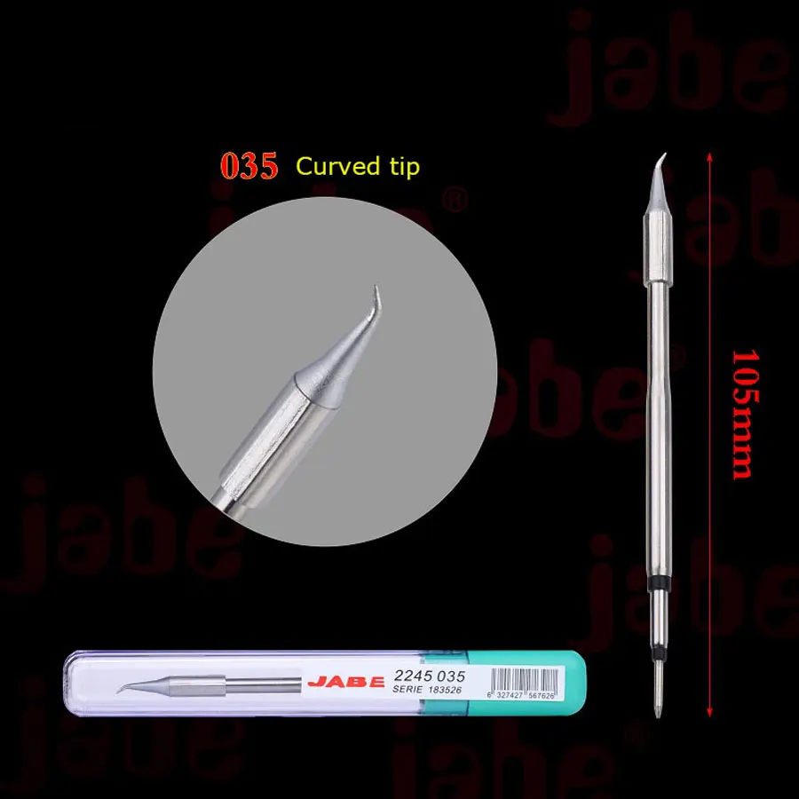 Jabe UD-1200 Lead Free Electronic Solder Iron Tip Original Nozzle Mobile Phone Fingerprint Flying Wire Repair Welding Tool