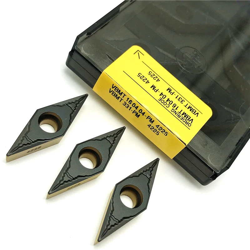 Imagem -02 - Inserções de Carboneto Pode Ser Indexado Ferramentas de Gerencio Interno Torno Cnc Vbmt 160404 160408 Torneamento Cortador Vbmt160404 160408 pm 4225