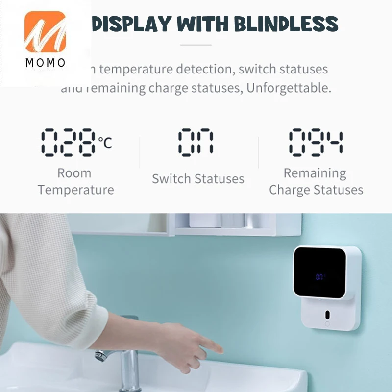 LED Display Automatic Induction Foaming Hand Washer Sensor Foam Household Infrared Sensor For Homes Mall WC