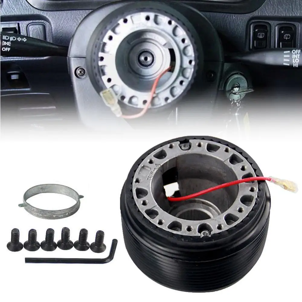 

80% Hot Sell Universal Steering Wheel Hub Adapter Quick Release Bosses Kit for VWS Golf MK3