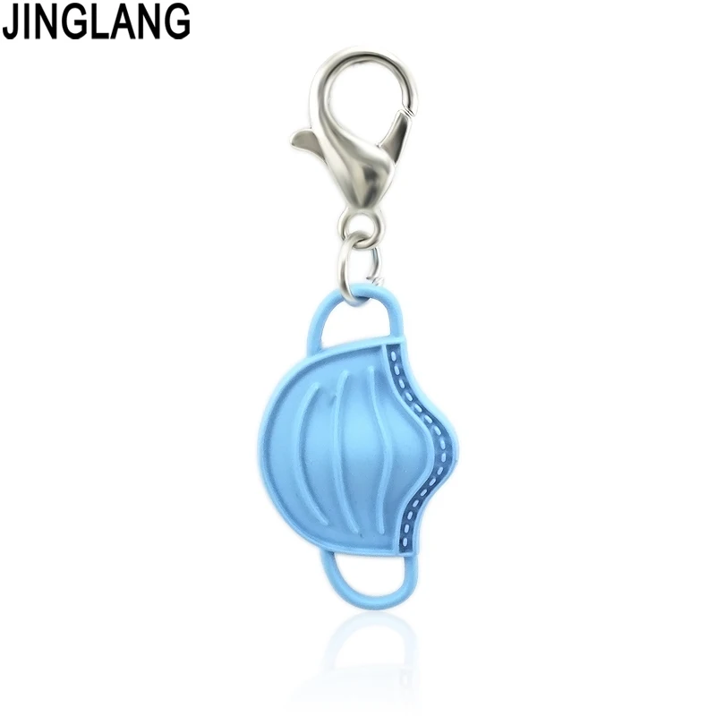 JINGLANG Mixed Enamel Charms Eye Lipstick Facial Mask Alloy Necklace Bracelet Drop Oil Making Make Up Accessory Jewelry 50pcs