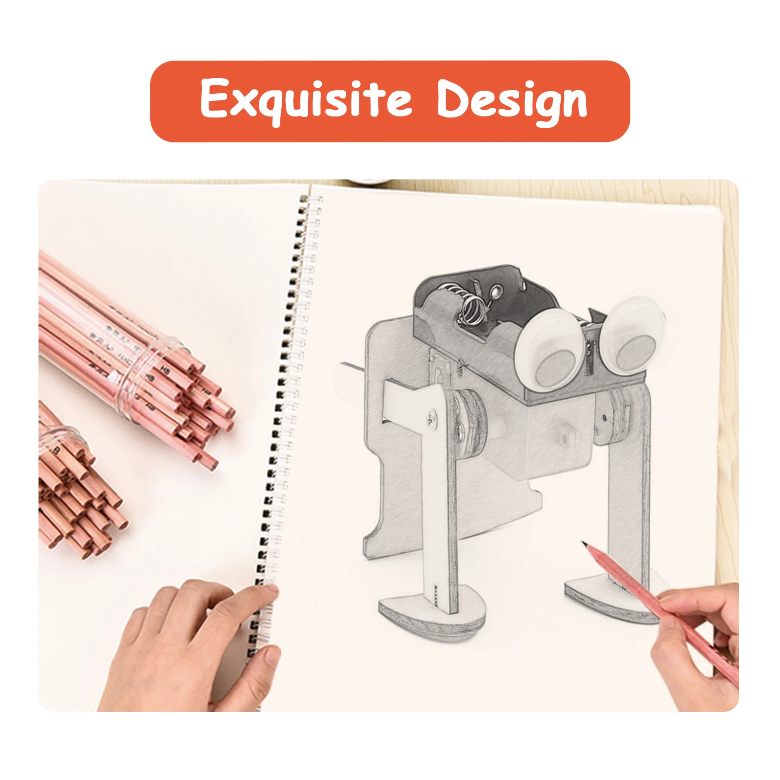 Рисунок 6 - Деревянная электрическая игрушка-робот