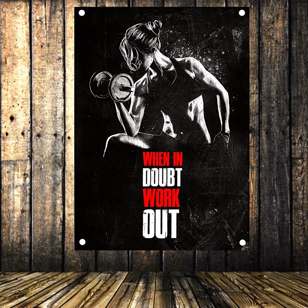 

Настенные флаги и баннеры для бодибилдинга, спортивный настенный художественный постер, декор для бодибилдер. Комната для мальчиков, домашняя тренировка. Классная комната парней