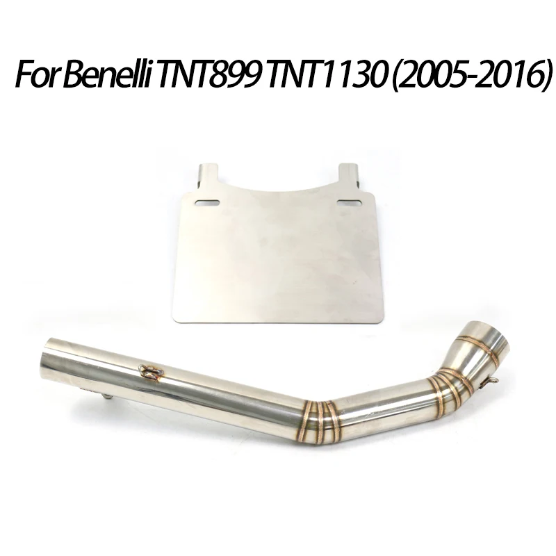 

Upgrade 51mm For Benelli TNT 899 1130 TNT899 TNT1130 2005-2016 Modified Motorcycle Exhaust Mid Link Pipe Connector Slip On Parts