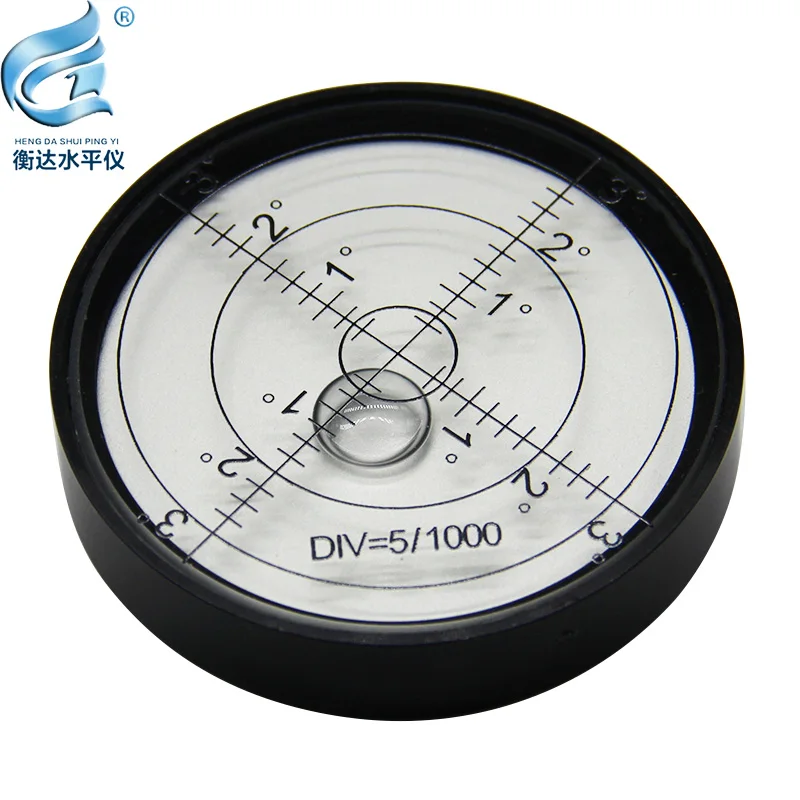 Universal level bubble metal circular level high precision level60*12mm