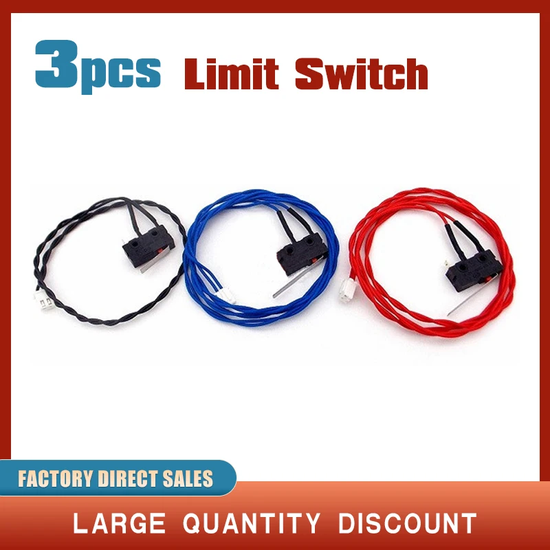 UM2 3D printer UM2+ Extended + Limit Switch Kit Red Blue Black Cable Endstop HX2.54 Connector