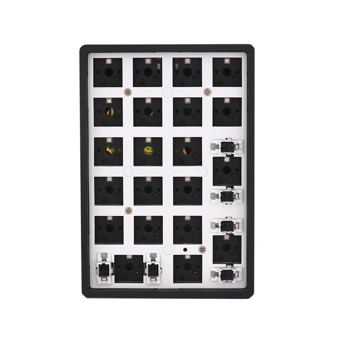 GK21S Keyboard KIT RGB 21KEYS Hotswap PCB Plastic Case Mechanical keyboard Numpad   Wired and Bluetooth Double mode DIY KIT