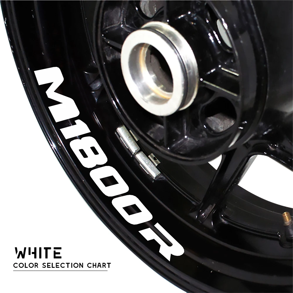 Motorcycle wheel waterproof logo stickers reflective protection decals inner ring multi-color film for SUZUKI M1800R m1800r