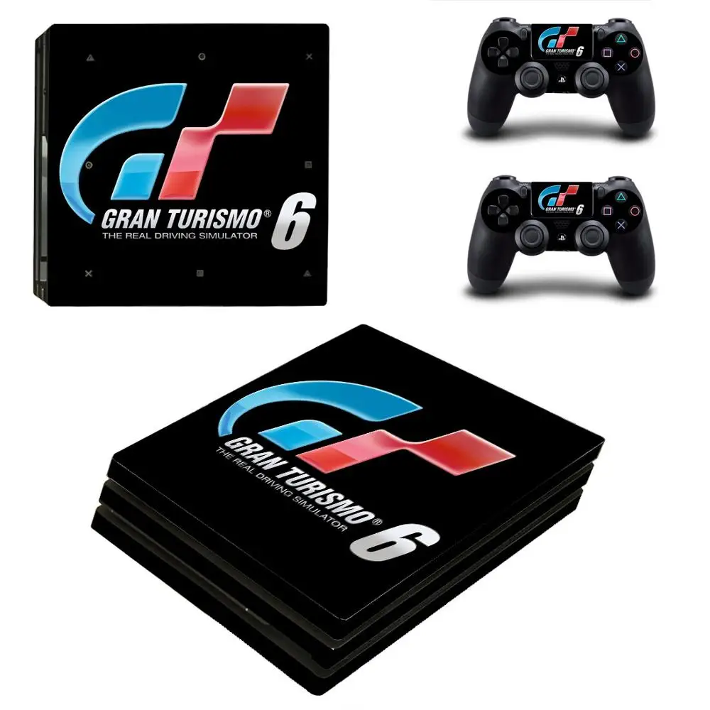 Gran Turismo GT Sport PS4 Pro Skin Stickers Decal for Console and Controllers PS4 Pro Skin Sticker