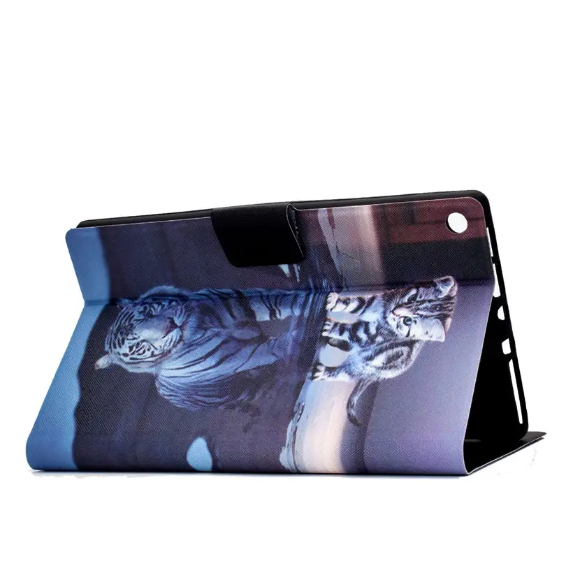 Case For Amazon Kindle Fire HD 8 HD8 2017 2016 7th 6th Generation Cover Funda Tablet Painted Pattern Stand Capa Shell Coque