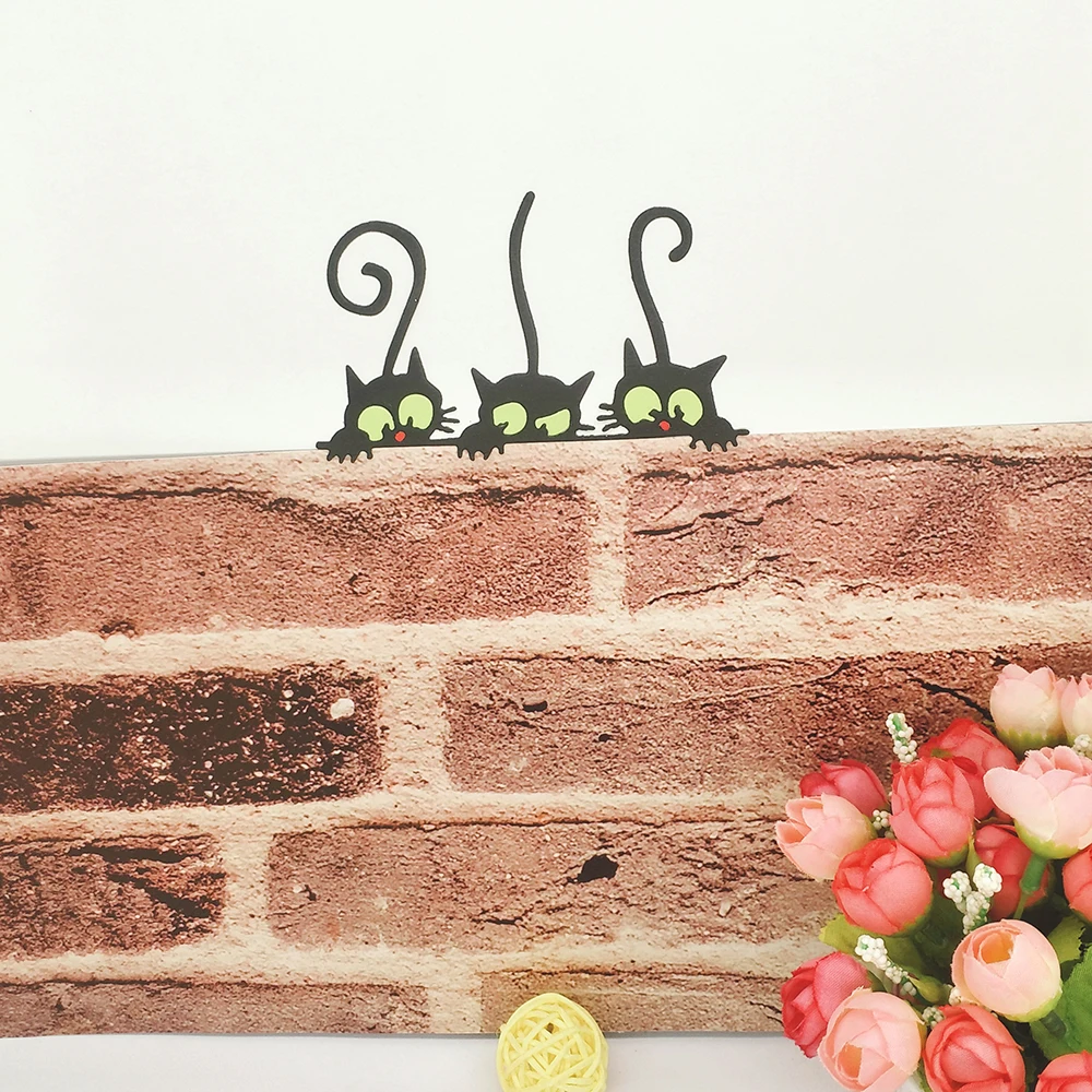 New animal 3 cats, wall-climbing cat metal cutting   dies, scrapbook, photo album paper diy gift card, decorative embossing