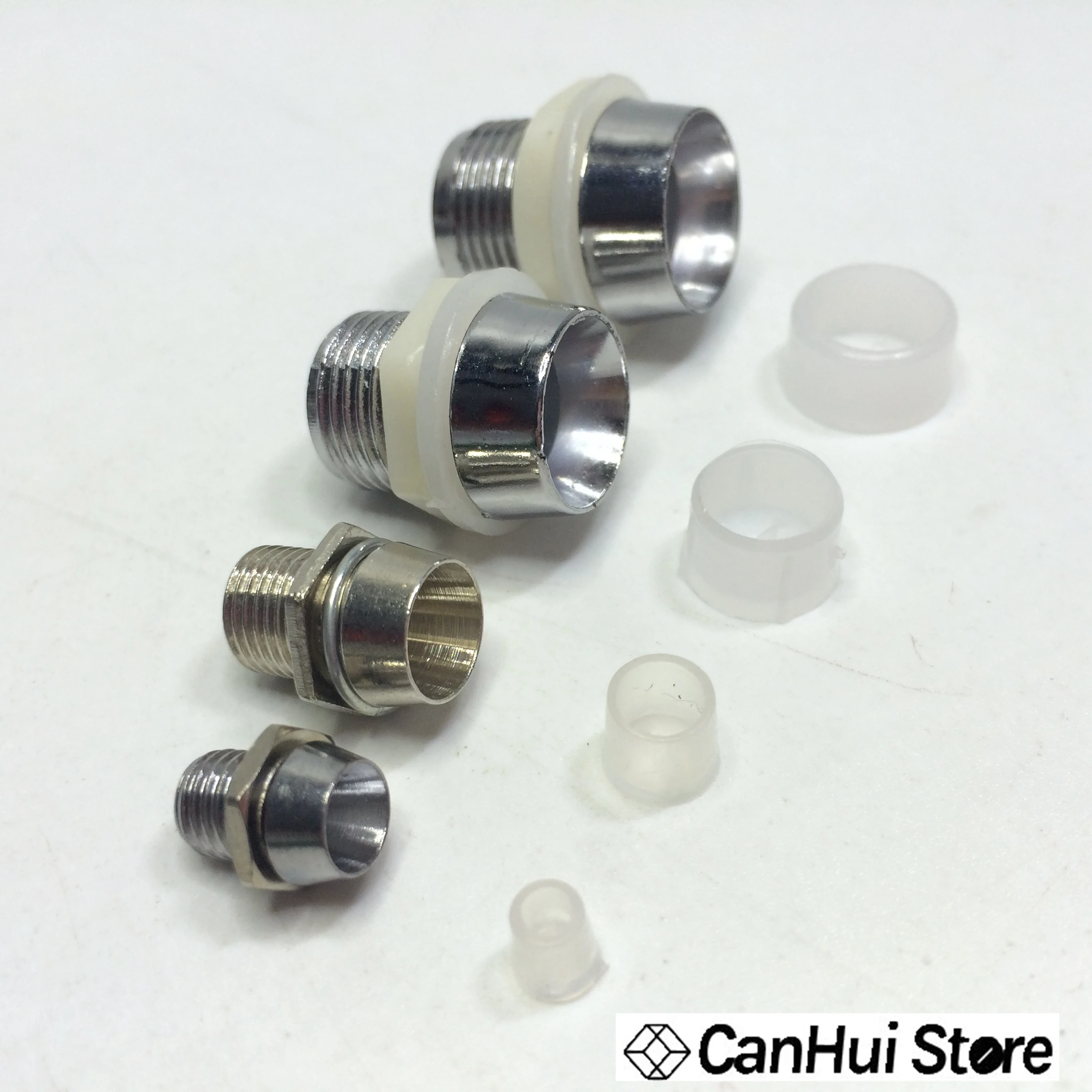 10 p 3mm 5mm 8mm 10mm Chrome Metall LED Halter Lünette Clip Montieren Panel Display Halter für 3mm LEDs Licht-emittierende Diode