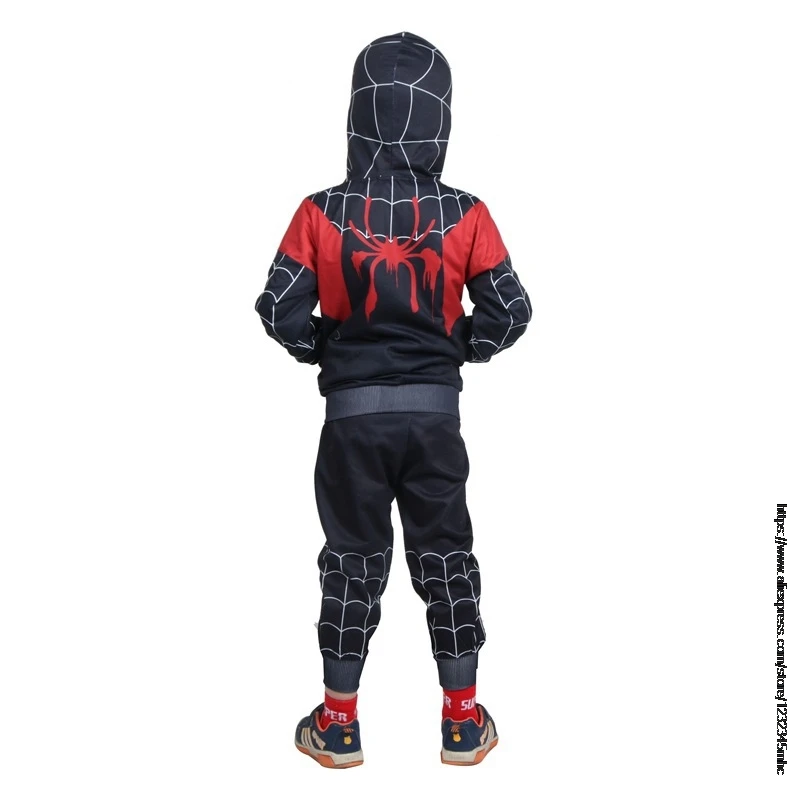 Disney SpiderMan hooded children\'s Thicken boys long-sleeved t shirt girls sweatshirt christmas shirts boys Child Clothing Sets