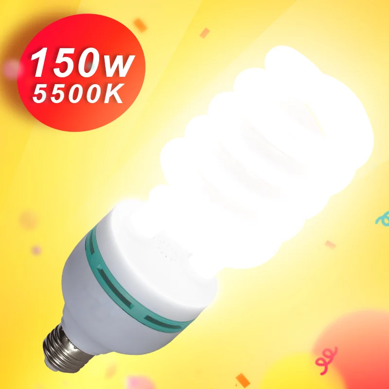 Lampadina di luce del giorno della lampada della Base 150 K delle lampadine 135W 45W E27 di illuminazione fotografica 5500 W LED per l\'attrezzatura