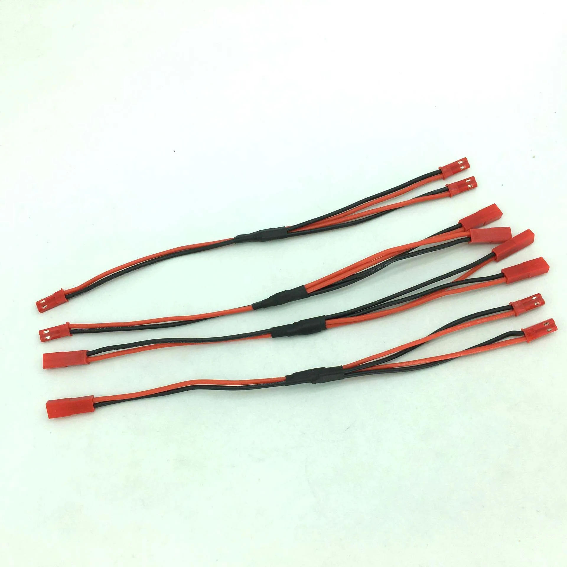 50PCS 10PCS 2pcs cavo batteria Lipo RC maschio e femmina 1:2 Y Splitter 20AWG connettore cavo in Silicone JST