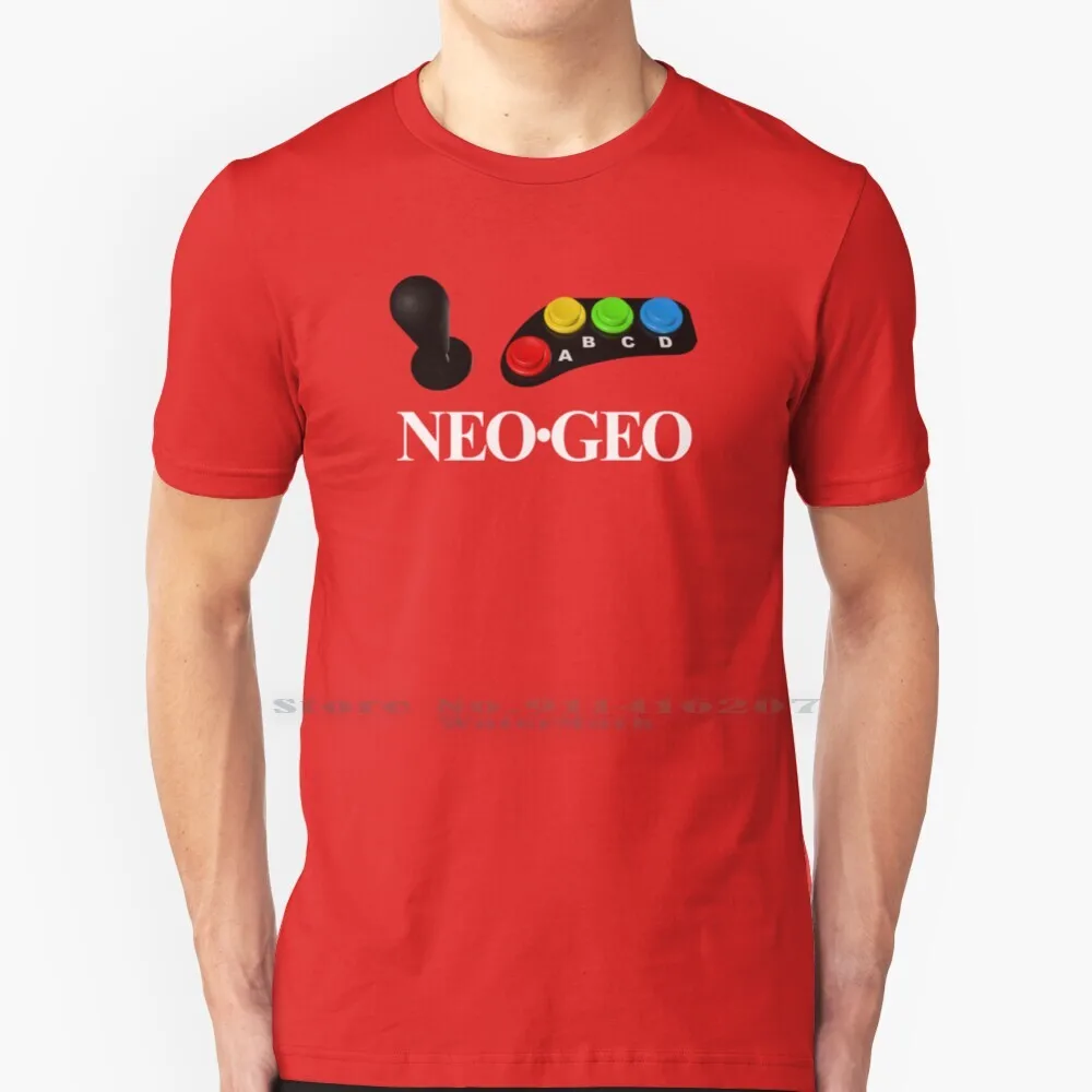 Neo Geo Arcade 100% Cotton T Shirt Gaming Video Games Retro Nineties 1990s Console Cartridge Neogeo Neo Geo Snk Mvs Arcade