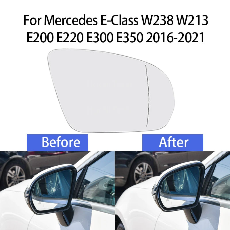 Rearview Wing Side View Mirror Glass For Mercedes E-Class W238 W213 E200 E220 E300 E350 2016-2021 Left & Right Heated