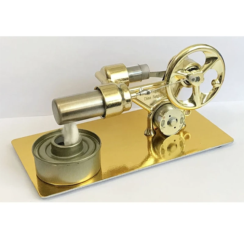 Hot Air Stirling Engine Experiment Model Power Generator Motor Educational Physic Steam Power Toy Design Gifts