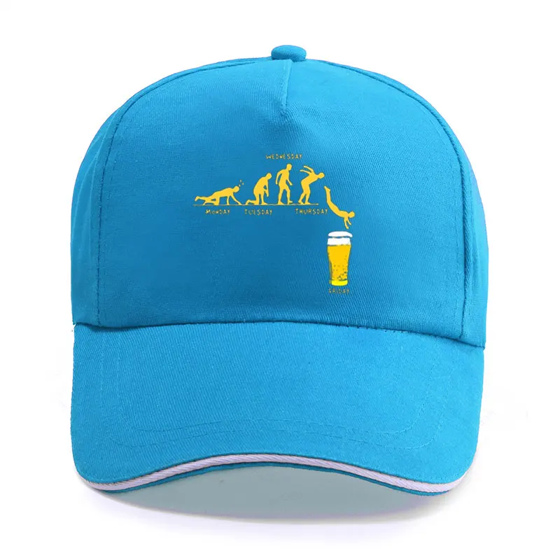 Week Craft Beer Funny Print Baseball Cap Unisex Women Men Casual Cotton Hat Snapback Hats Trucker Caps Sun-Hats Alcohol Drinking