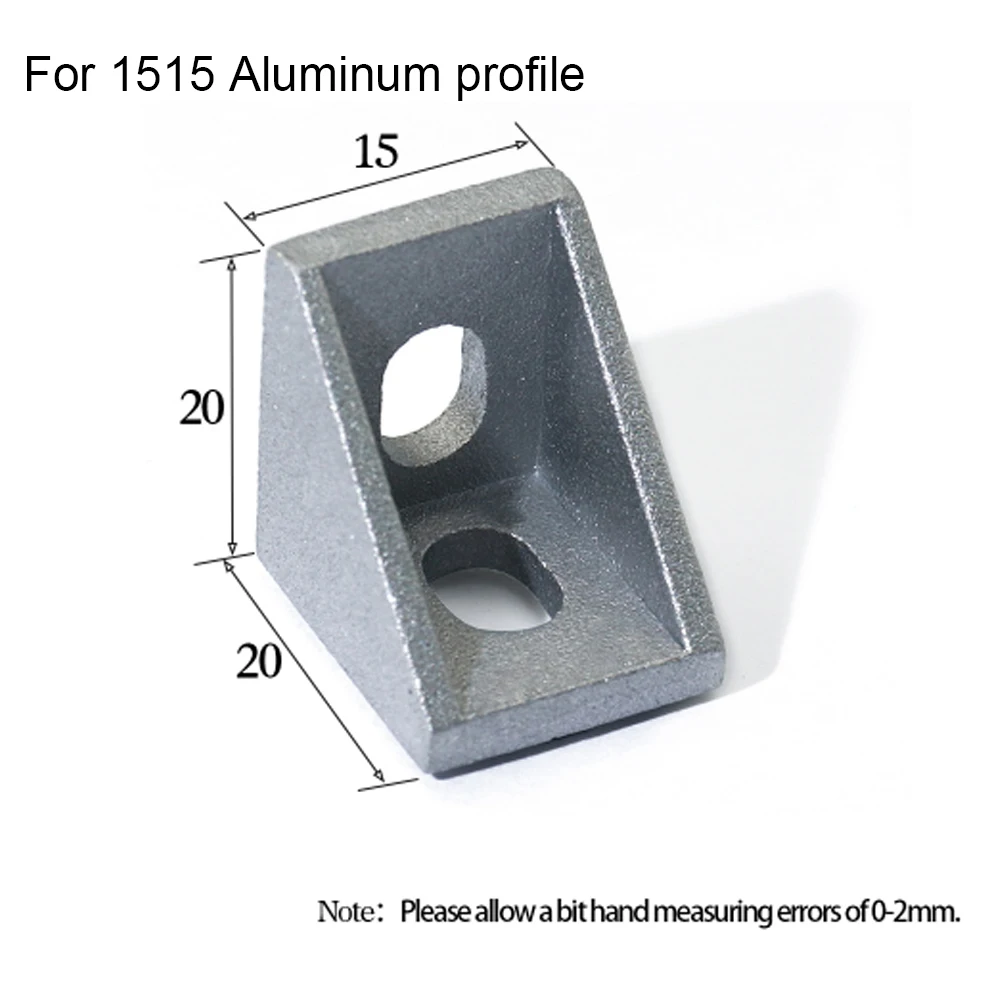 110pcs 1720 Series Corner Angle L Brackets Connector Fasten connector for  20S Aluminum Extrusion Profile