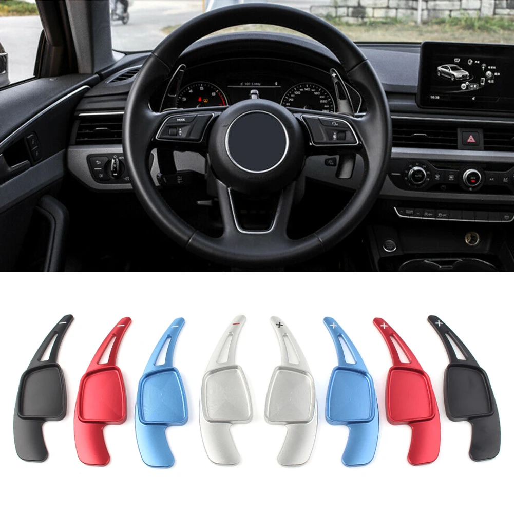 

Car Steering Wheel Direct Shift Paddle Shifter For Audi AA3 A5 S3 S5 Q2 Q5 2017-18/ A4L A8 SQ5 R8 2018/ Q7 TTS TT 2016 2017-18