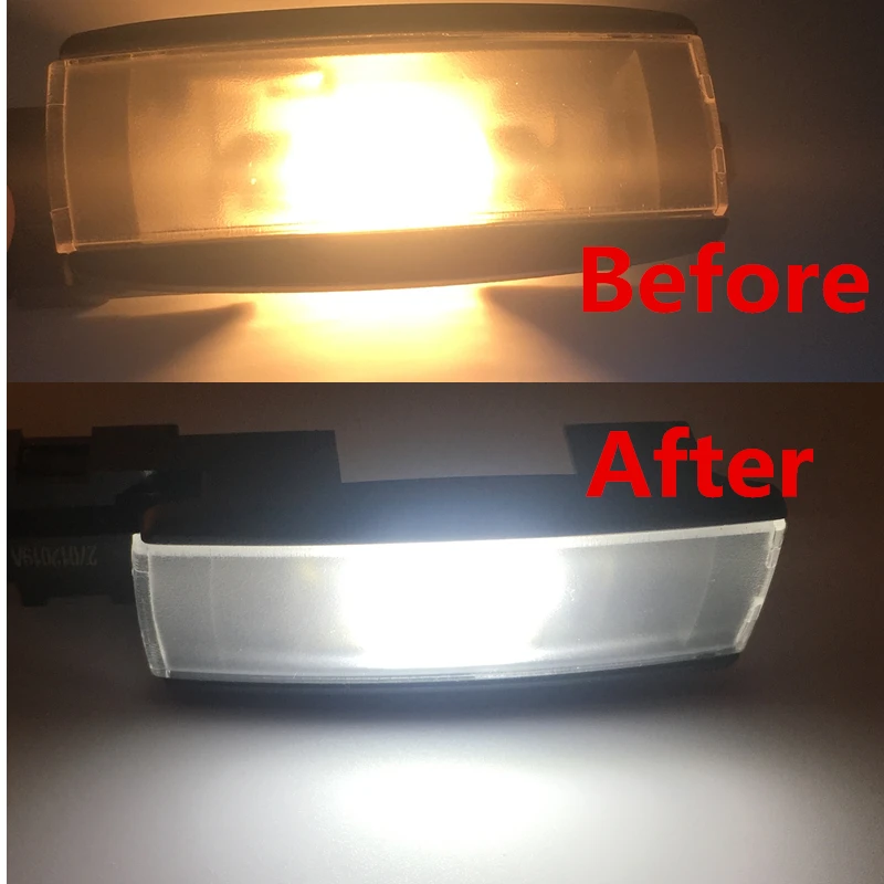 car interior Led Reading dome Makeup Light Lamp For VW PASSAT B6 B7 CC GOLF 5 6 MK6 7 MK7 Jetta Tiguan Polo Seat Leon Alhambra