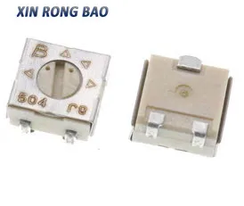 1PCS 3314J 100R 200R 500R 1K 2K 5K 10K 20K 50K 100K 200K 500K 1M ohm 3314J-1 Adjustable Resistance Potentiometer 5X5 5*5 102