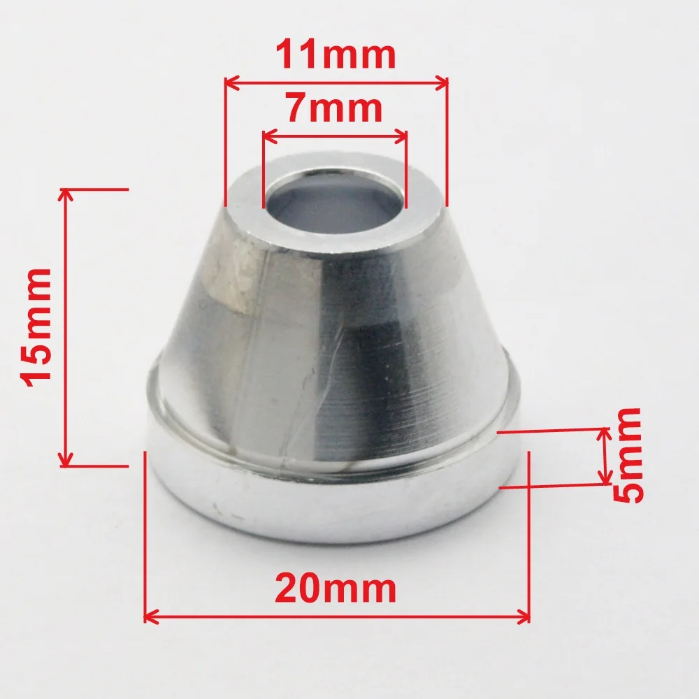 S5 20mm Aluminum Smooth Reflector Flashlight Reflective Cup Reflector Bow