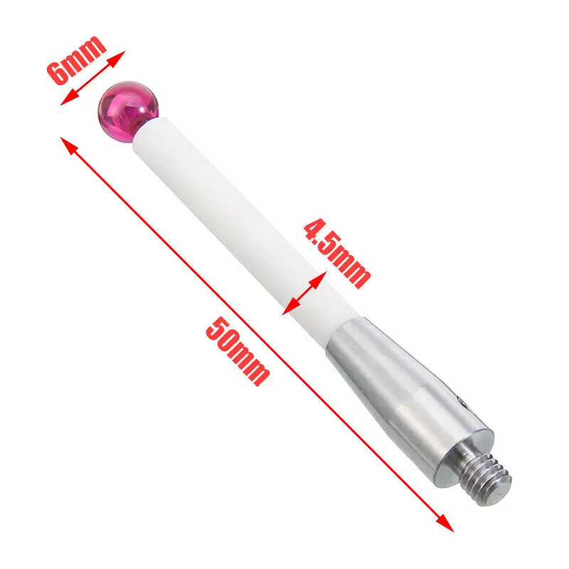 CMM Touch Probe Stylus 6mm Dia Rubine Ball Ceramic Stem CMM A-5000-3709 Touch Probe Tool New 2023