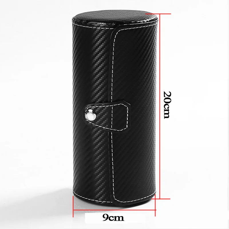 4 Colors PU Leather Watch Display Gift Box Case Roll Wristwatch Necklace Bracelet Chain Jewelry  Storage Travel Pouch Wholesale