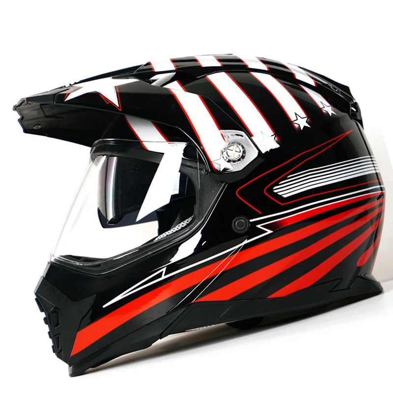 2022 Professional Racing Motocross Casque hors route Casque Moto Capacete Moto Casco Off-road Cartoon Children Motorcycle Helmet