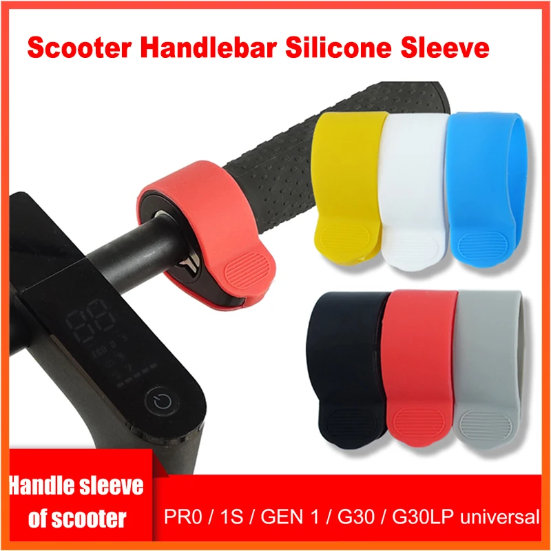 Scooter Handlebar Silicone Sleeve Handle Finger Dial Protection Rubber Cover for M365/1S/PRO/MAX G30 ES2 Scooter Accessories