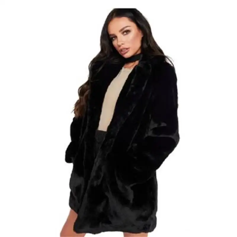 European American new fashion elegant women long loose wool soft rabbit hair faux fur coat 3XL,4XL white,pink,yellow,black,red