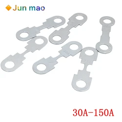 2pcs Automobile flat type fuse chip battery fuse fuse chip insert fork bolt type high current fuse chip 30-150A