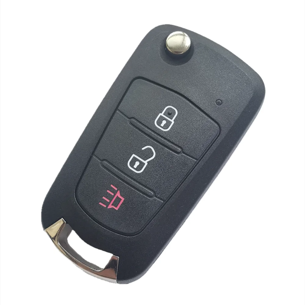 New 3 Buttons Flip Car Remote Blank Key Shell Uncut Blade FOR GREAT WALL WINGLE STEED 5 6 HAVAL HOVER H5 Folding Key Cover