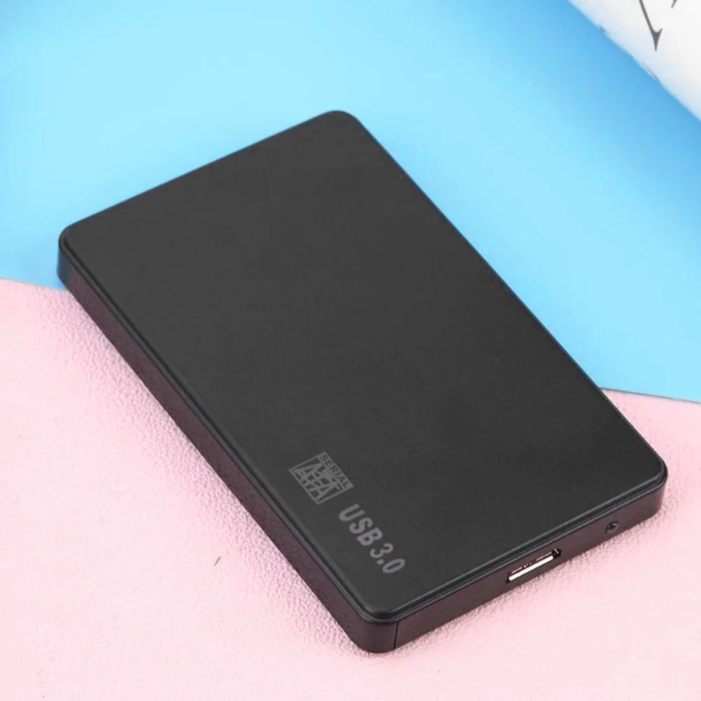 Plastic 3TB USB 2.0/3.0 Enclosure Case 2.5 inch SATA SSD HDD Mobile Box 480M/5Gbps high-speed transmission