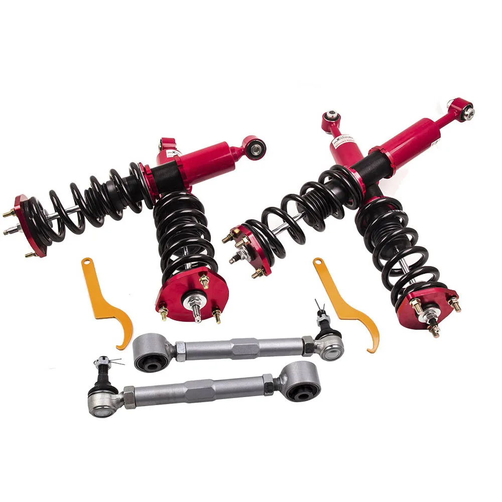 24 Ways Adjustable Damper Coilovers Shock Absorbers Strut Control Arms For Lexus XE10 IS200 IS300 Sedan 4D 2001-2005