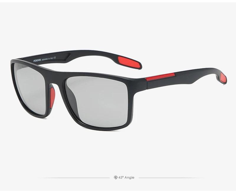 KDEAM VIP Bieten Ultra Licht Rechteckigen Polarisierte Und Photochrome Sonnenbrille Männer – Detail 23