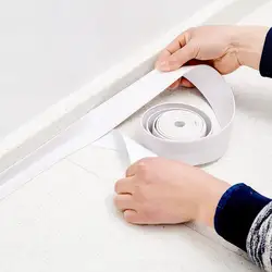 3.2M*3.8CM PVC Waterproof Wall Sticker Self Adhesive Sink Stove Crack Strip Kitchen Bathroom Bathtub Corner Sealant Tape