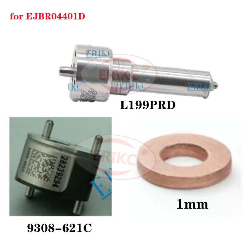 ERIKC EJBR04401D EJBR04401Z 6650170221 Injector Repair Kit 7135-618 Nozzle L199PRD Valve 9308-621Cfor Delphi Ssangyong Injector