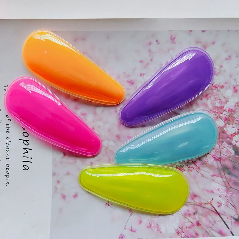 10 stücke der Koreanischen kinder macarone helle farbe haarnadel new little girl transluzenten BB clip schöne kinder haar clip