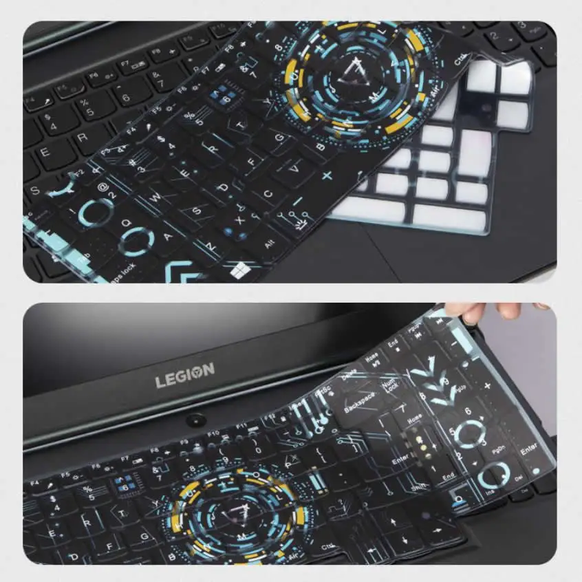 Pelindung Penutup Pelindung Keyboard Silikon Gambar Kreatif untuk Lenovo Legion 5 (15 ''/17'') 5i (15 "/17") 7i (15 '') 7(16'') Permainan