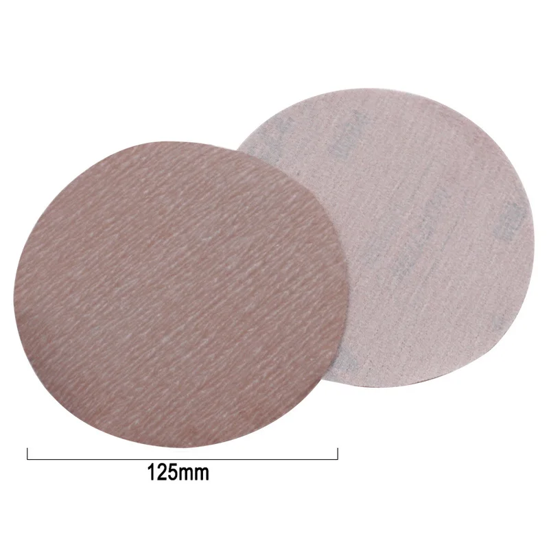 1 sztuk czerwone okrągłe tarcze polerskie 125mm z grys tarcza filcowa polerowanie ostrzenie papier ścierny akcesoria narzędziowe