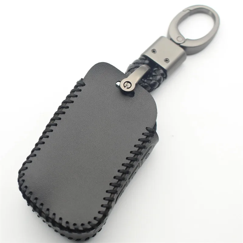 FLYBETTER Leather Key Case Cover For Starline A93/A63/A96 Two Way Car Alarm System  L549