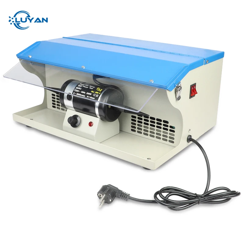 

DM-5 Polishing Motor with Dust Collector double head turbine Stepless speed regulation jewelry grinding machine 110/220V