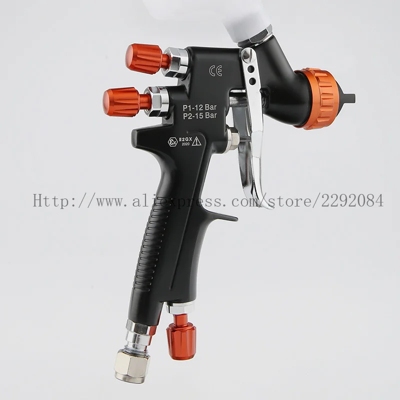 HVLP pistola a spruzzo manuale di gravità pistola a spruzzo 1.3 millimetri 600CC tazza originale pistola a spruzzo con la pistola a spruzzo accessori