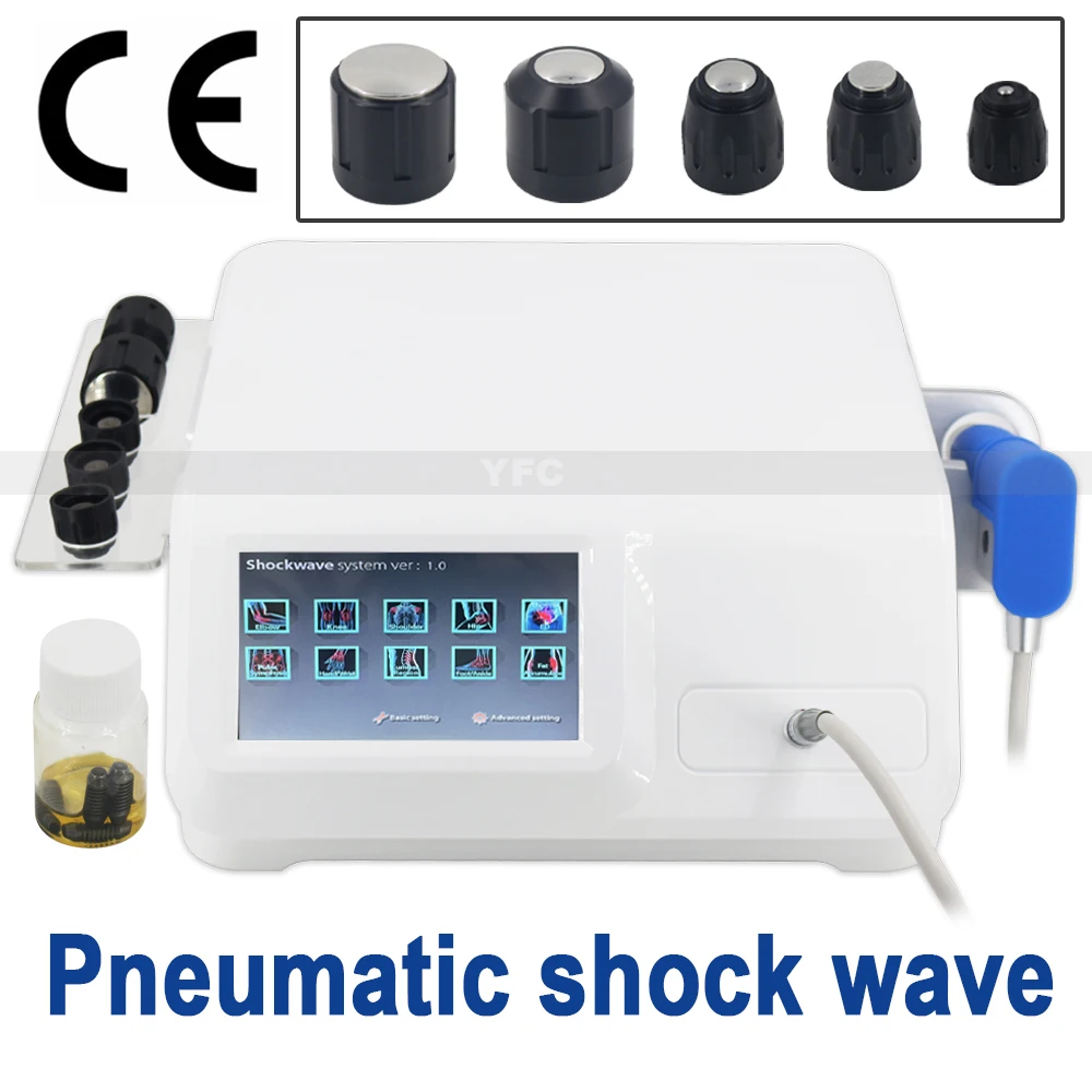 

2022 Pneumatic Shockwave Therapy Machine Physical Shock Wave Physiotherapy Equipment For ED Treatment Joint Muscle/Feet Pain