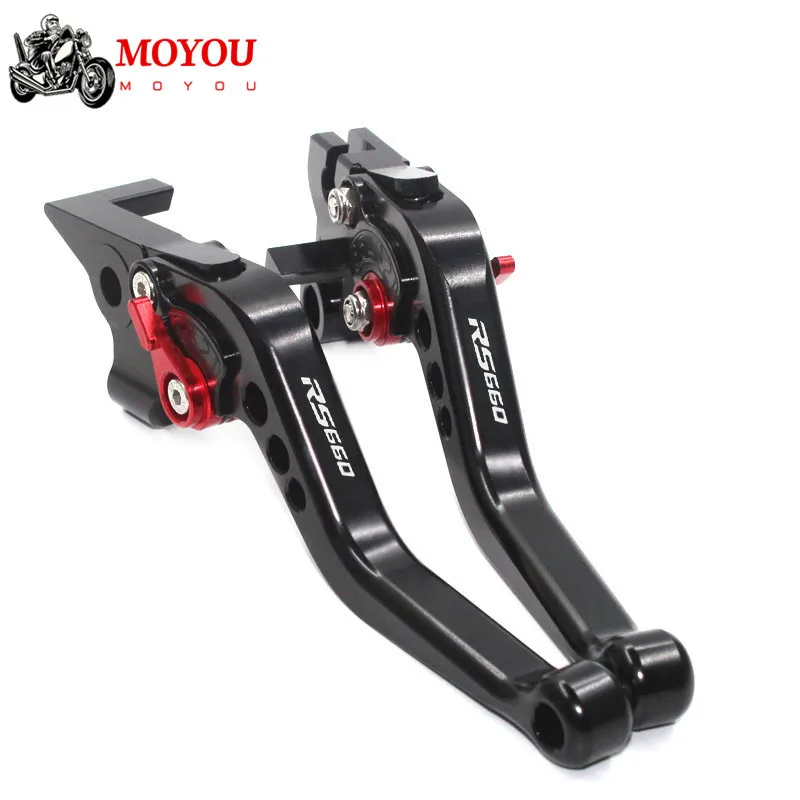 RS660 LOGO For Aprilia RS 660 Tuono 660 2020-2021 NEW High Quality Motorcycle Left and Right Folding Handle Brake Lever